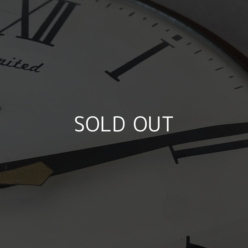 画像10: VINTAGE ANTIQUE WALL CLOCK UNITED CLOCK ヴィンテージ アンティーク ウォールクロック 壁掛け時計 / インダストリアル コレクタブル スクールクロック 店舗什器 アメリカ USA