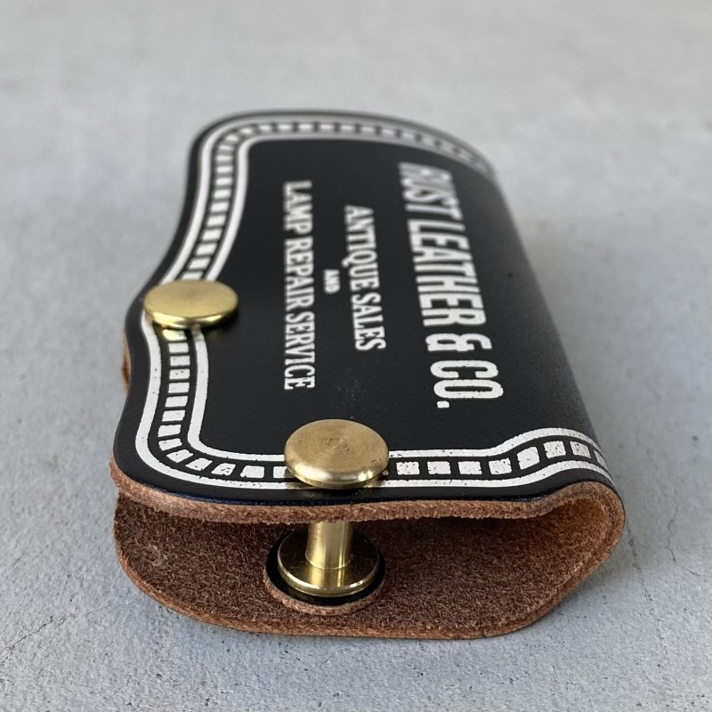 画像4: RUST LEATHER ORIGINAL KEYCASE ラストレザー オリジナル キーケース  レザー 革 茶芯 革小物 革製品