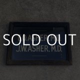 VINTAGE ANTIQUE SIGN ヴィンテージ アンティーク  看板 サイン / コレクタブル インテリア ウォールインテリア 病院 壁掛け ガラス ウッド 店舗什器 アメリカ USA