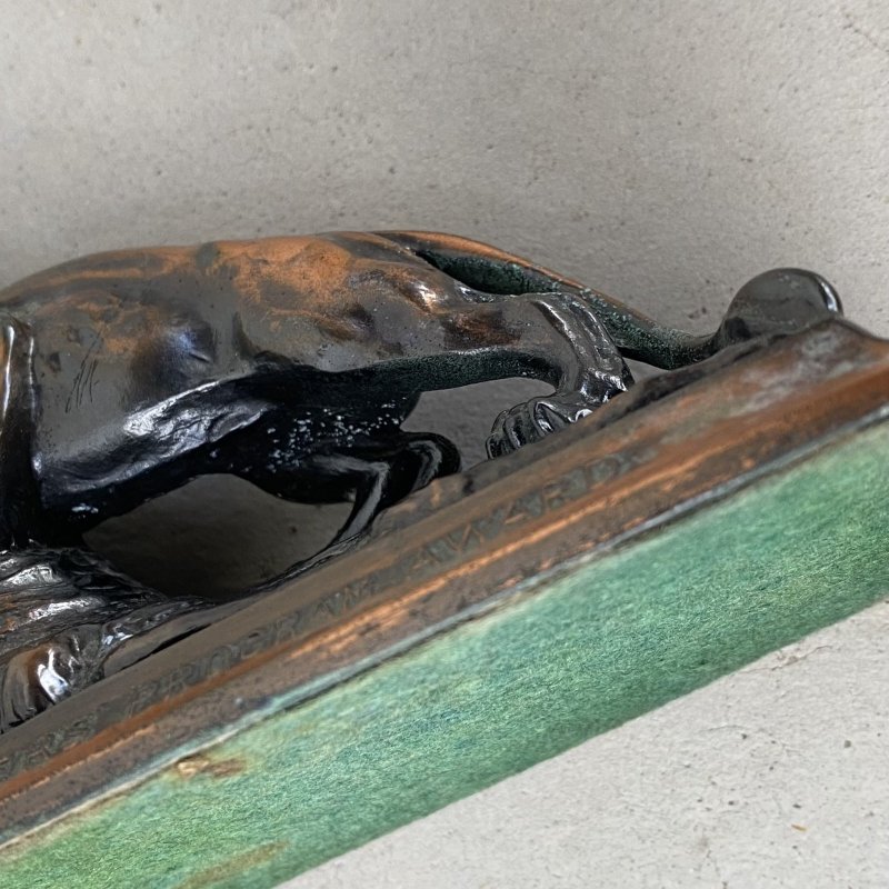 画像7: VINTAGE ANTIQUE LION OBJECT ヴィンテージ ライオン オブジェ / コレクタブル ディスプレイ インテリア 動物 置物 小物 雑貨 アメリカ USA (2)