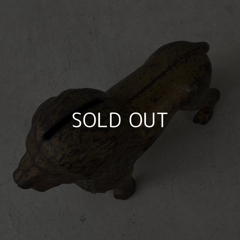 画像6: VINTAGE ANTIQUE PIGGY BANK LION ヴィンテージ アンティーク ライオン コインバンク 貯金箱 / コレクタブル オブジェ インテリア 置物 雑貨 小物 動物 アメリカ