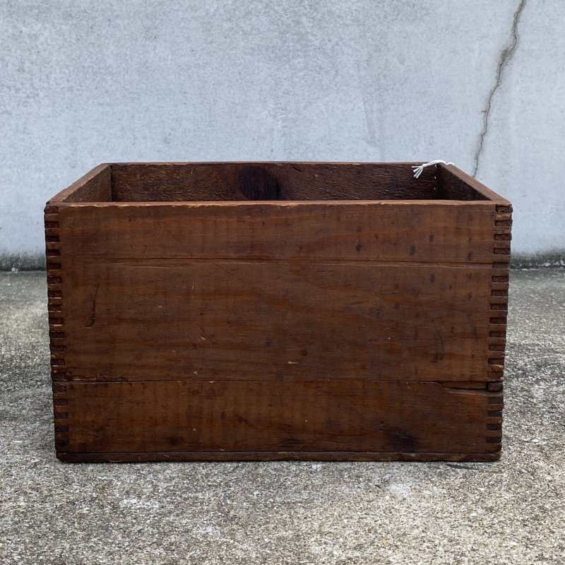 画像4: VINTAGE ANTIQUE WOOD CRATE WOODEN BOX WHITTEMORE BROS Co ヴィンテージ アンティーク ウッドボックス 木箱 / コレクタブル 収納 ケース 革靴 ガレージ ガーデニング 店舗什器 アメリカ USA 