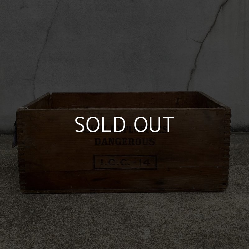 画像5: VINTAGE ANTIQUE WOOD CRATE WOODEN BOX DUPONT ヴィンテージ アンティーク ウッドボックス 木箱 / コレクタブル 収納 ケース ガレージ ガーデニング 店舗什器 アメリカ USA 