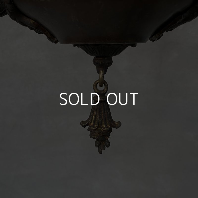 画像6: VINTAGE ANTIQUE LIGHT GE ヴィンテージ アンティーク シャンデリア 吊り下げライト  照明 / 2灯 ライト ペンダントライト 天井照明 店舗什器 アメリカ USA (2)