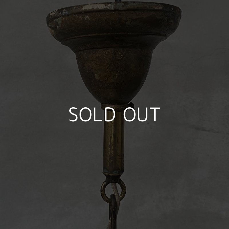 画像4: VINTAGE ANTIQUE LIGHT GE ヴィンテージ アンティーク シャンデリア 吊り下げライト  照明 / 2灯 ライト ペンダントライト 天井照明 店舗什器 アメリカ USA (2)