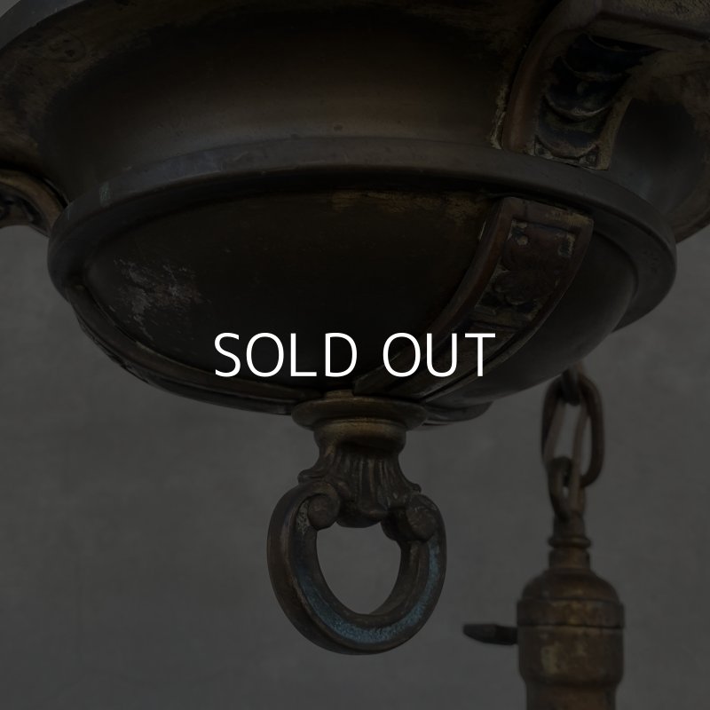 画像5: VINTAGE ANTIQUE LIGHT HUBBELL ヴィンテージ アンティーク シャンデリア 吊り下げライト  照明 / 3灯 ライト ランプ ペンダントライト オパールセント 天井照明 店舗什器 アメリカ USA