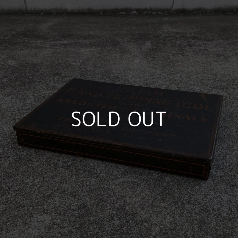 画像3: VINTAGE ANTIQUE TOOLBOX PARTSBOX ヴィンテージ アンティーク ツールボックス 工具箱 パーツ入れ / インダストリアル 電気 収納 アメリカ