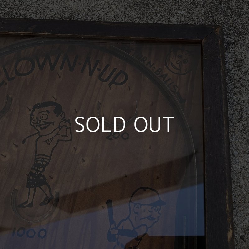 画像6: VINTAGE ANTIQUE CLOWN N UP PINBALL GAME ヴィンテージ アンティーク ピンボールゲーム パチンコ  / コレクタブル 卓上ゲーム ディスプレイ 木製 アメリカ