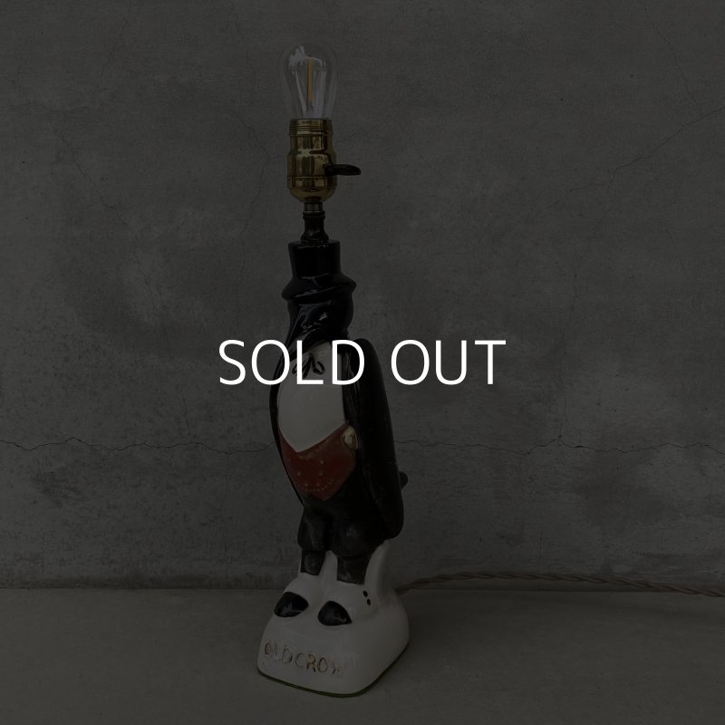 画像1: VINTAGE ANTIQUE OLDCROW  LAMP ヴィンテージ アンティーク オールドクロウ ランプ 照明 / コレクタブル インテリア ディスプレイ 店舗什器 アメリカ