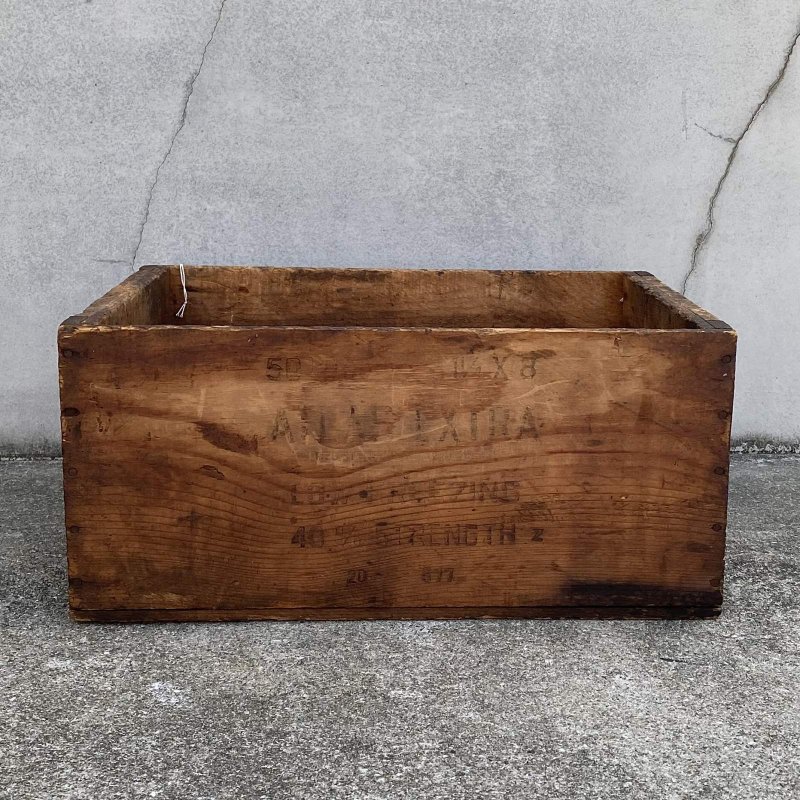 画像4: VINTAGE ANTIQUE WOOD CRATE WOODEN BOX  ATLAS POWDER CO. ヴィンテージ アンティーク ウッドボックス 木箱 / コレクタブル 収納 ケース ガレージ ガーデニング 店舗什器 アメリカ USA  (2)