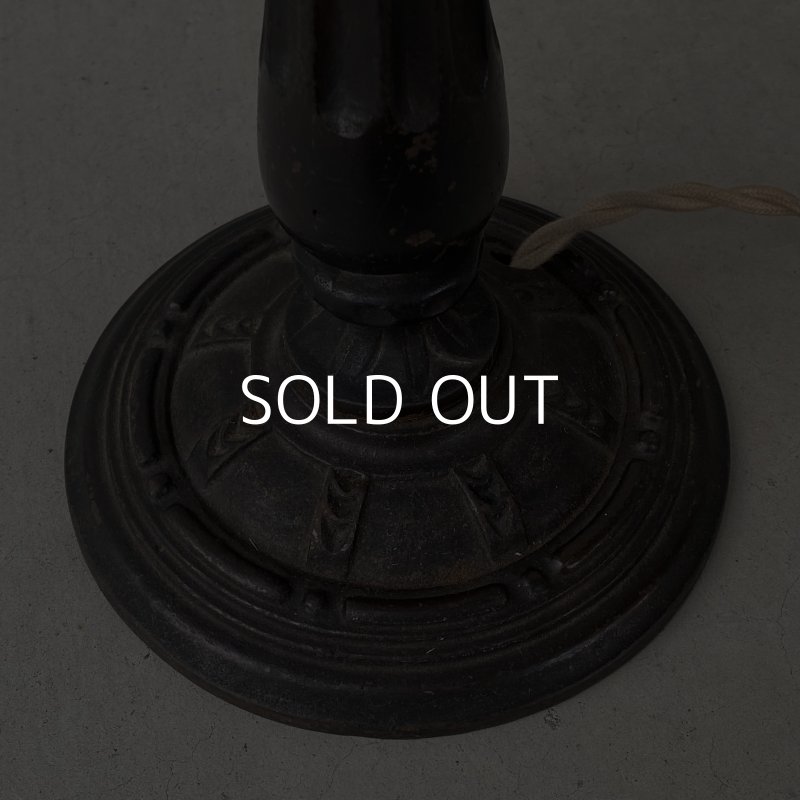 画像7: VINTAGE ANTIQUE DESKLAMP ヴィンテージ アンティーク デスクランプ スタンドライト 卓上ライト テーブルランプ 照明 / アイアン 鉄 店舗什器 アメリカ