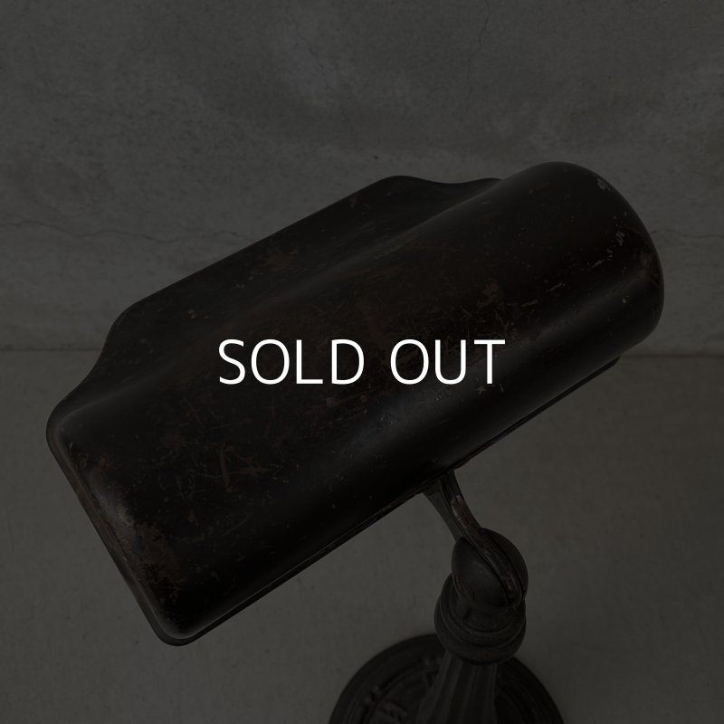 画像5: VINTAGE ANTIQUE DESKLAMP ヴィンテージ アンティーク デスクランプ スタンドライト 卓上ライト テーブルランプ 照明 / アイアン 鉄 店舗什器 アメリカ