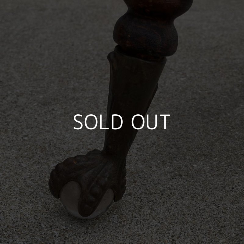 画像9: VINTAGE ANTIQUE PIANO CHAIR STOOL  ヴィンテージ アンティーク ピアノチェア スツール 椅子 / 回転いす ウッド 木製 家具 店舗什器 アメリカ (1)