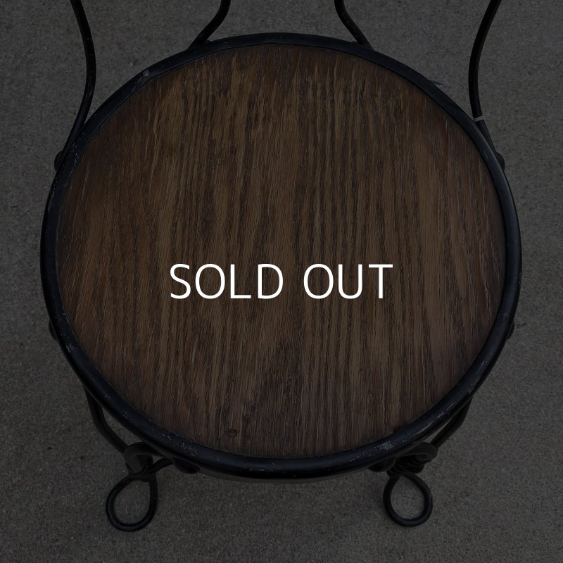 画像6: VINTAGE ANTIQUE KIDS CHAIR PARLOR CHAIR ヴィンテージ アンティーク 椅子 アイスクリームチェア パーラーチェア / キッズ 子供用 家具 インテリア アイアン 店舗什器 アメリカ USA (2)