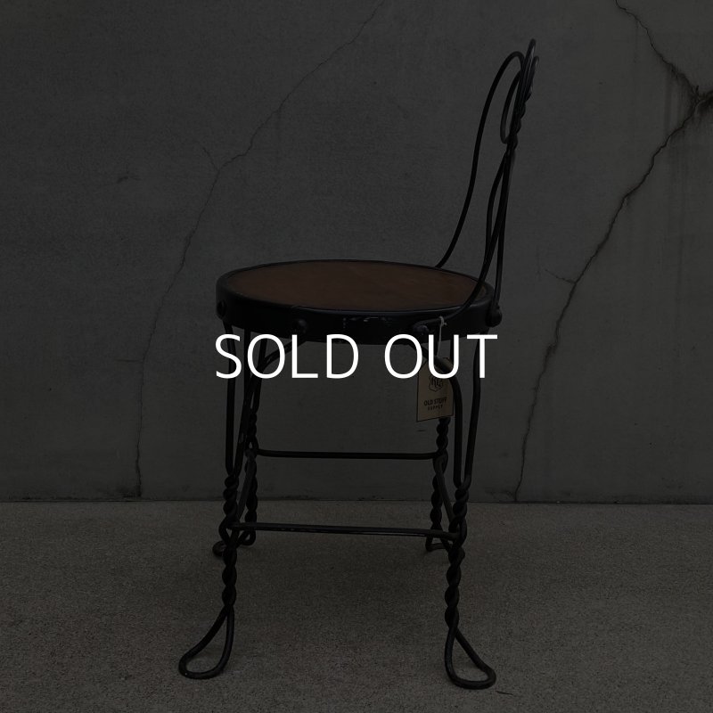 画像5: VINTAGE ANTIQUE KIDS CHAIR PARLOR CHAIR ヴィンテージ アンティーク 椅子 アイスクリームチェア パーラーチェア / キッズ 子供用 家具 インテリア アイアン 店舗什器 アメリカ USA (1)