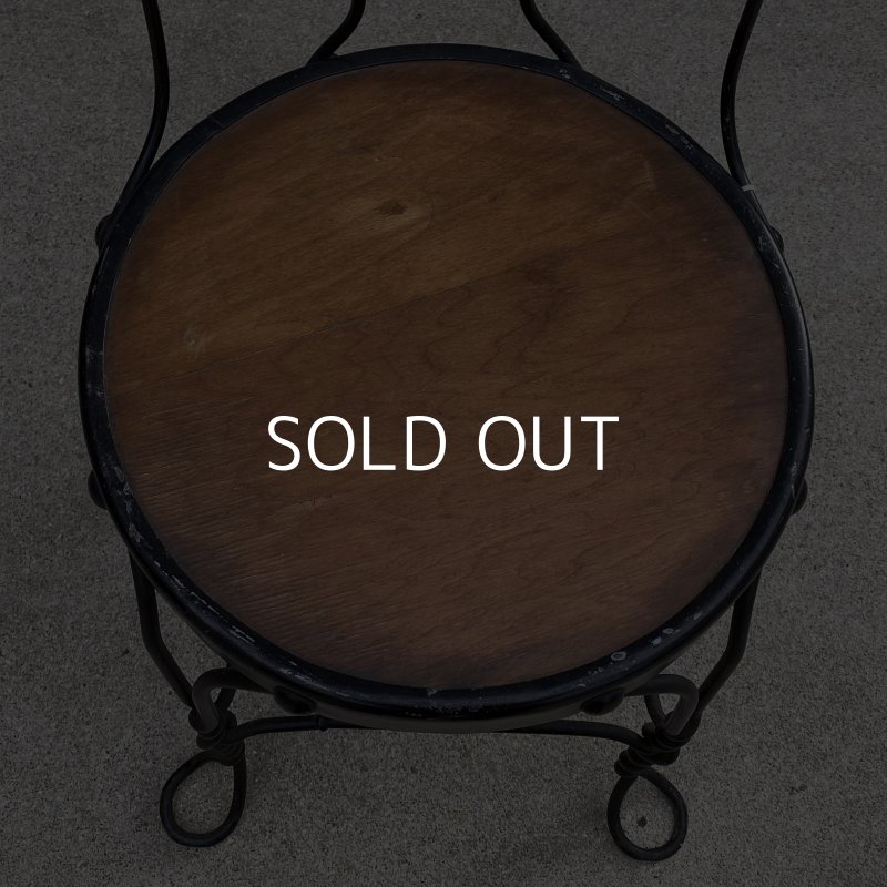 画像6: VINTAGE ANTIQUE KIDS CHAIR PARLOR CHAIR ヴィンテージ アンティーク 椅子 アイスクリームチェア パーラーチェア / キッズ 子供用 家具 インテリア アイアン 店舗什器 アメリカ USA (1)