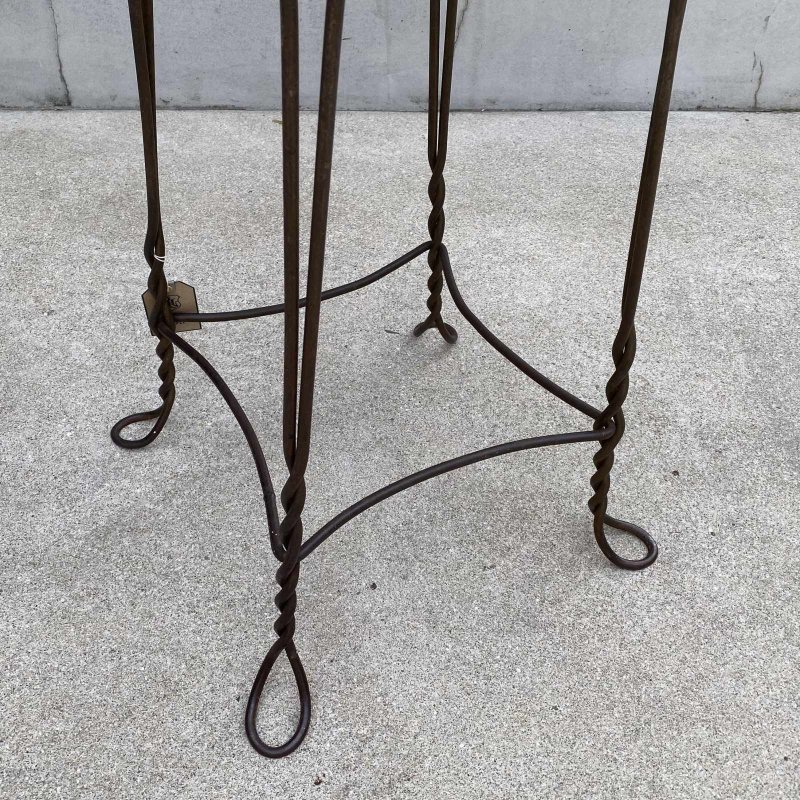 画像8: VINTAGE ANTIQUE PARLOR CHAIR STOOL  ヴィンテージ アンティーク パーラーチェア スツール 椅子 / インダストリアル アイアン 鉄 家具 店舗什器 アメリカ