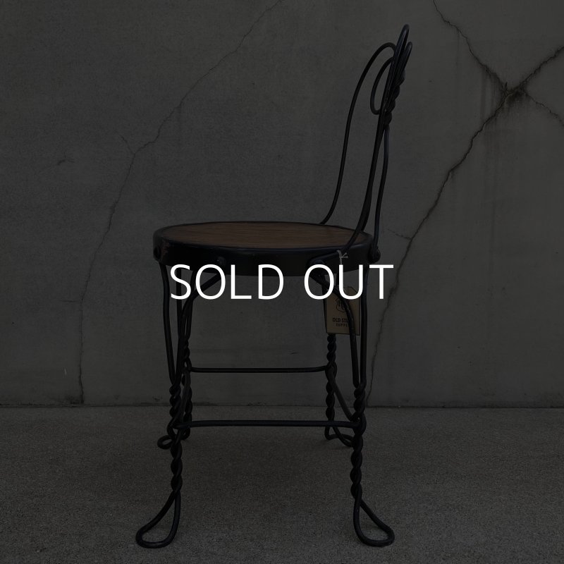 画像5: VINTAGE ANTIQUE KIDS CHAIR PARLOR CHAIR ヴィンテージ アンティーク 椅子 アイスクリームチェア パーラーチェア / キッズ 子供用 家具 インテリア アイアン 店舗什器 アメリカ USA (2)