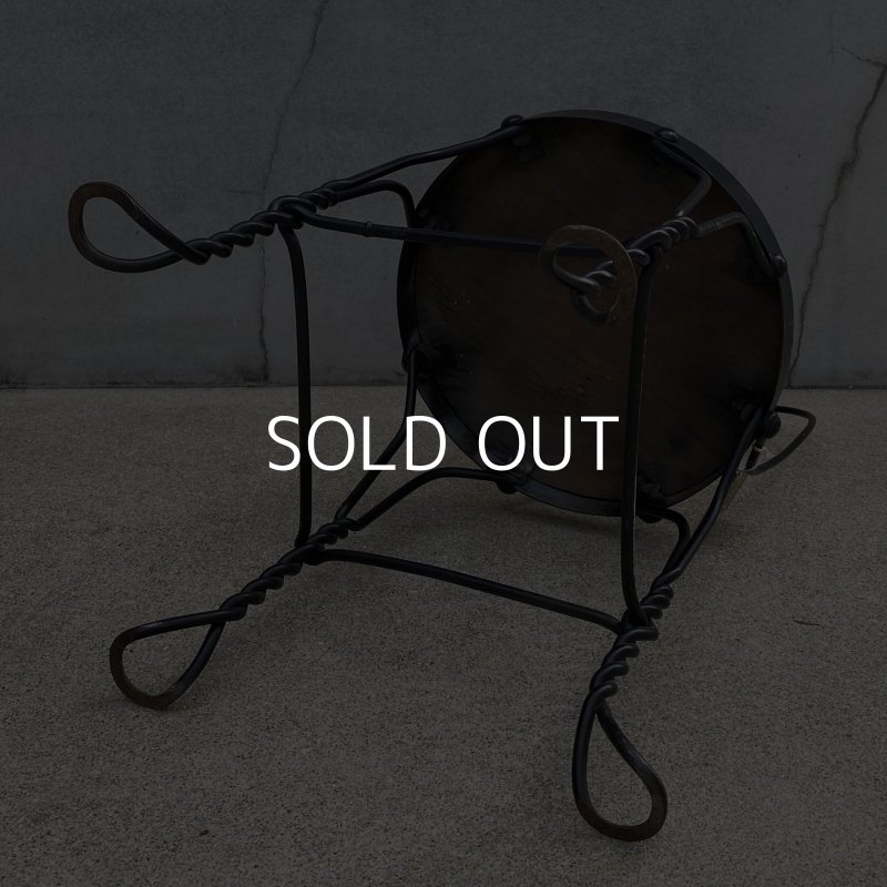 画像7: VINTAGE ANTIQUE KIDS CHAIR PARLOR CHAIR ヴィンテージ アンティーク 椅子 アイスクリームチェア パーラーチェア / キッズ 子供用 家具 インテリア アイアン 店舗什器 アメリカ USA (1)