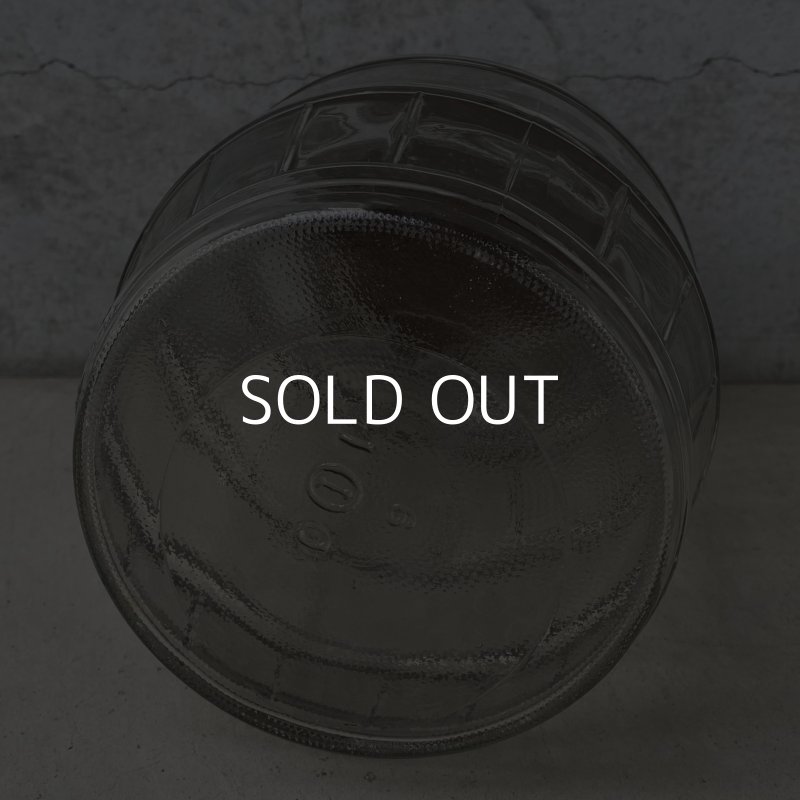 画像6: VINTAGE ANTIQUE GLASS JAR BARREL JAR ヴィンテージ アンティーク ガラスジャー バレルジャー 瓶 / ボトル ガラス 樽型 小物入れ 収納 店舗什器 アメリカ