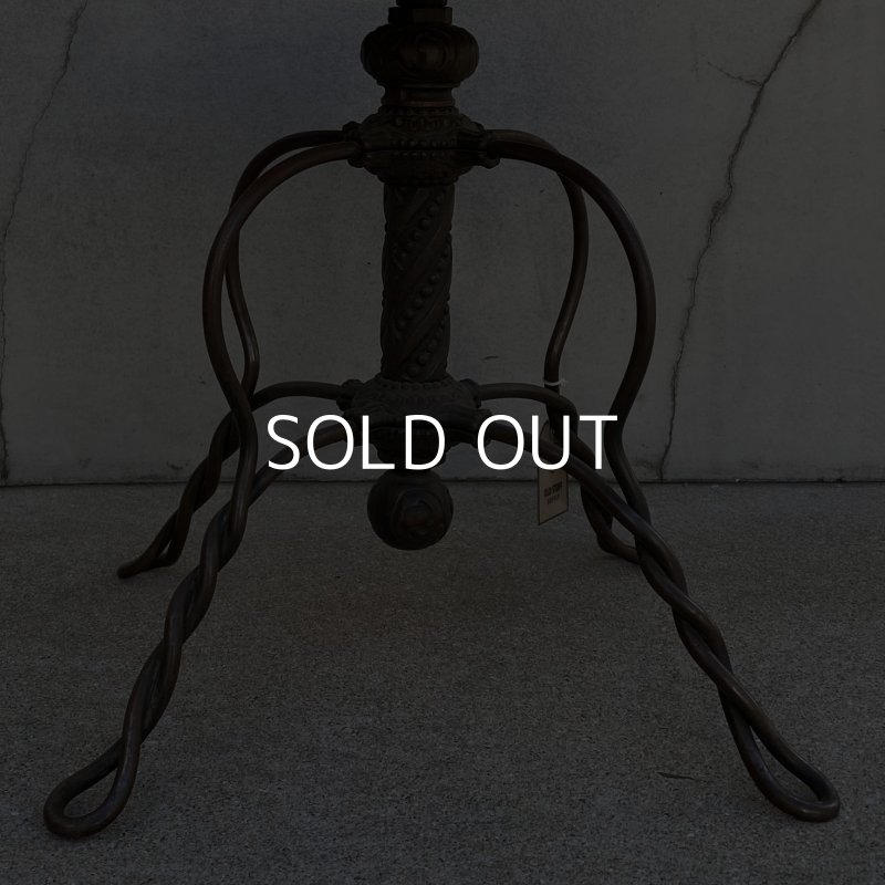 画像7: VINTAGE ANTIQUE TONK PIANO CHAIR STOOL  ヴィンテージ アンティーク ピアノチェア スツール 椅子 / 回転いす ウッド アイアン 木製 鉄 家具 店舗什器 アメリカ