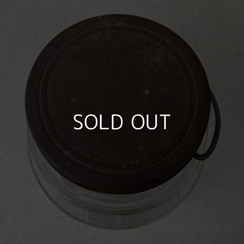 画像5: VINTAGE ANTIQUE GLASS JAR BARREL JAR ヴィンテージ アンティーク ガラスジャー バレルジャー 瓶 / ボトル ガラス 樽型 小物入れ 収納 店舗什器 アメリカ