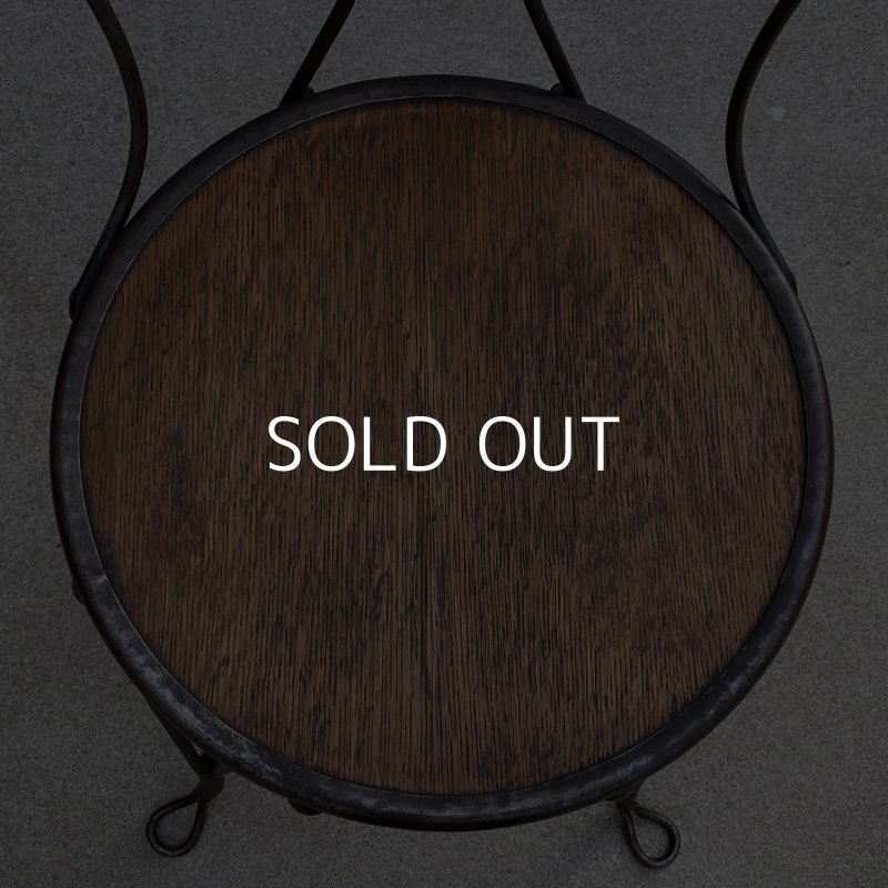 画像6: VINTAGE ANTIQUE ICE CREAM PARLOR CHAIR ヴィンテージ アンティーク アイスクリームパーラーチェア 椅子 / ウッド アイアン 木製 家具 店舗 什器 アメリカ USA (3)