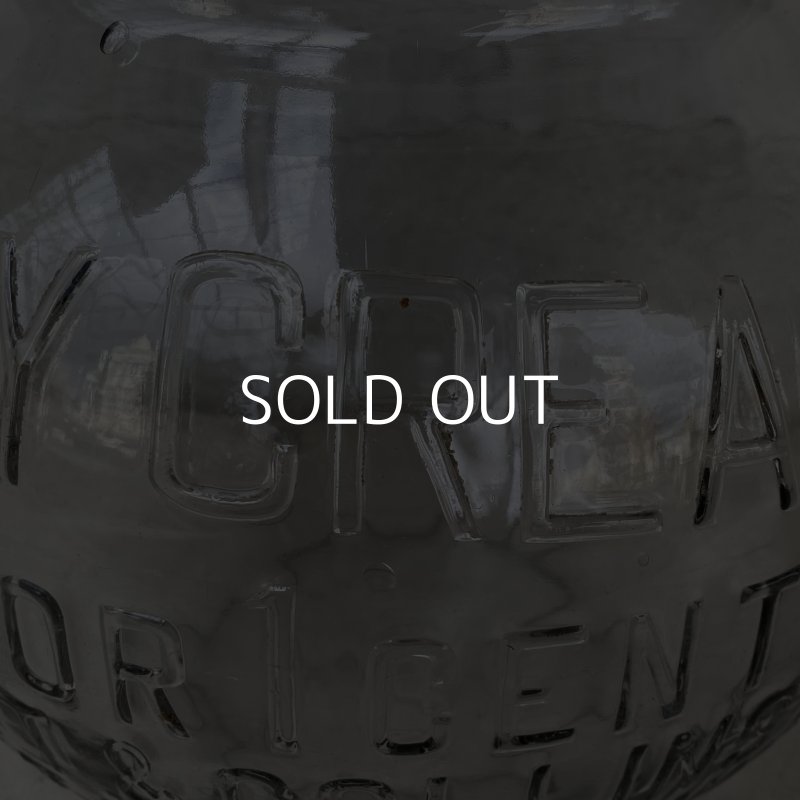 画像6: VINTAGE ANTIQUE  GLASS GLOBE BOWL ヴィンテージ アンティーク ガラス ボウル グローブ 瓶 / ディスプレイ インテリア 収納 カフェ HONEY 店舗什器 アメリカ USA