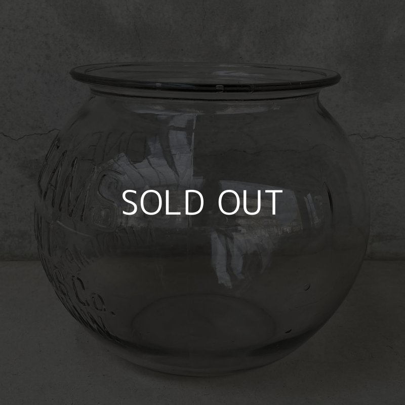画像4: VINTAGE ANTIQUE  GLASS GLOBE BOWL ヴィンテージ アンティーク ガラス ボウル グローブ 瓶 / ディスプレイ インテリア 収納 カフェ HONEY 店舗什器 アメリカ USA