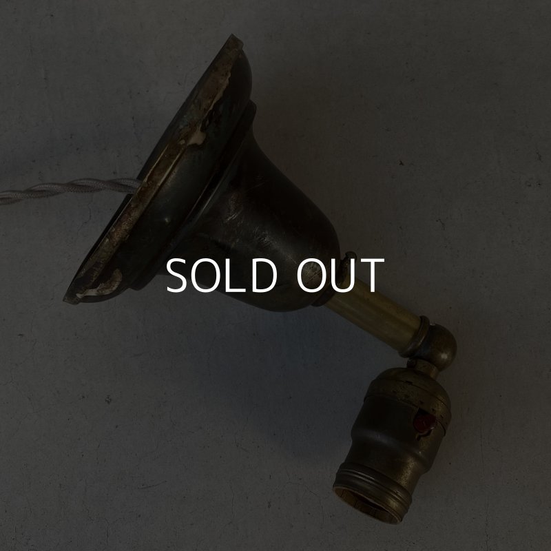 画像4: VINTAGE ANTIQUE LAMP LIGHT WALL LAMP ヴィンテージ アンティーク ライト ウォールランプ 壁付け照明 ブラケットランプ / ランプ 真鍮 店舗什器 アメリカ USA 12
