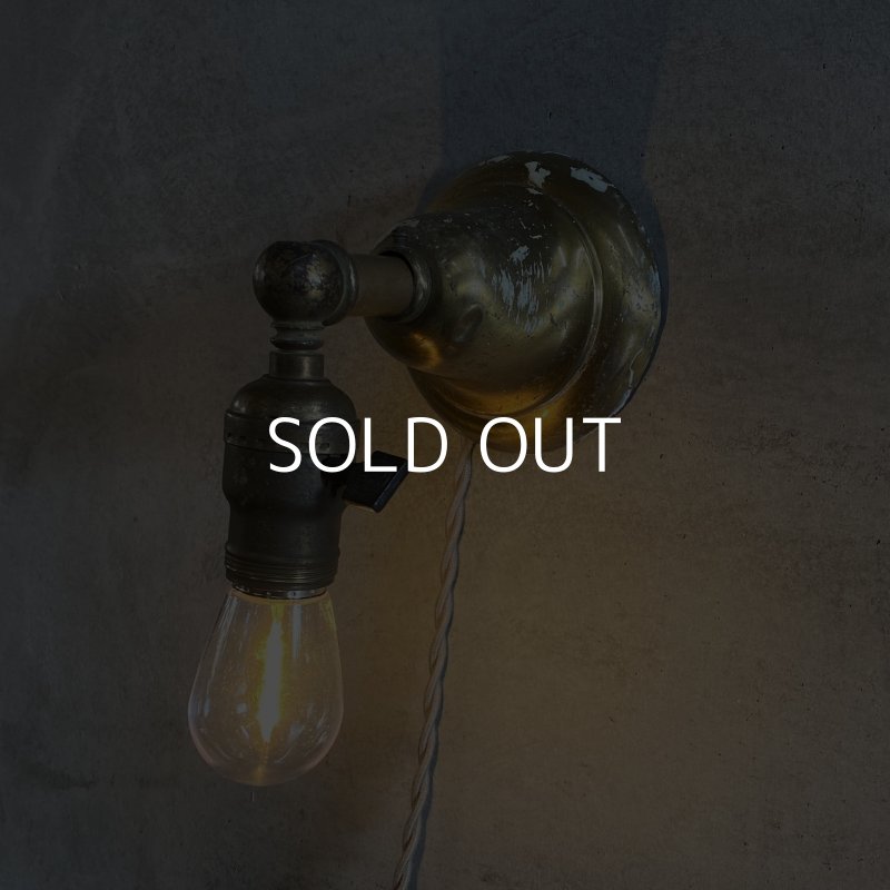 画像10: VINTAGE ANTIQUE LAMP LIGHT WALL LAMP ヴィンテージ アンティーク ライト ウォールランプ 壁付け照明 ブラケットランプ / ランプ 真鍮 GE 店舗什器 アメリカ USA 13