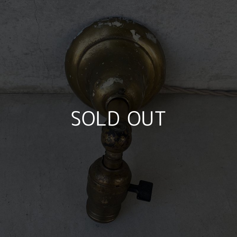 画像5: VINTAGE ANTIQUE LAMP LIGHT WALL LAMP ヴィンテージ アンティーク ライト ウォールランプ 壁付け照明 ブラケットランプ / ランプ 真鍮 GE 店舗什器 アメリカ USA 13