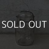 VINTAGE ANTIQUE BALL IDEAL JAR ヴィンテージ アンティーク ボール ジャー ガラス瓶 アメリカ / ワイヤー付き クリアー ディスプレイ ボトル 小物入れ 収納 店舗什器 (1)