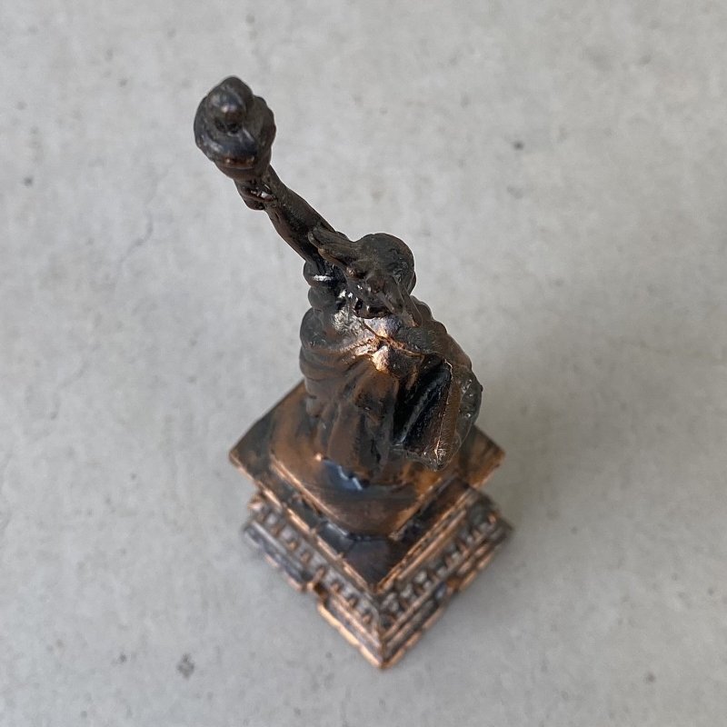 画像5: VINTAGE ANTIQUE STATUE OF LIBERTY  ヴィンテージ アンティーク 自由の女神 / コレクタブル オブジェ インテリア ディスプレイ 置物 雑貨 アメリカ (3)