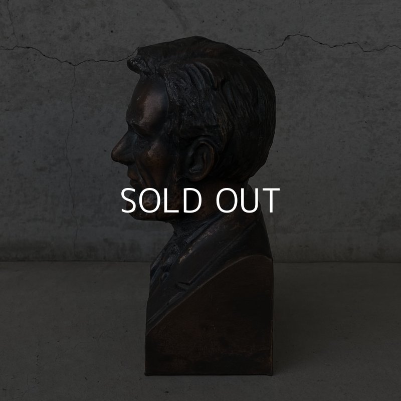 画像5: VINTAGE ANTIQUE LINCOLN ヴィンテージ アンティーク リンカーン オブジェ ジャパンカラー / コレクタブル ジャパンド ディスプレイ 胸像 アメリカ大統領 置物 アメリカ