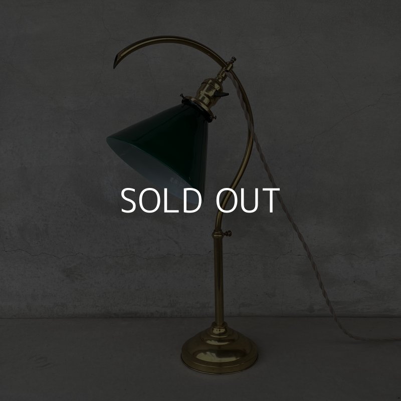 画像1: VINTAGE ANTIQUE FARIES C ARM CARVED ARM DESK LAMP ヴィンテージ アンティーク フェアリーズ C型 カーブアーム デスクランプ スタンドライト / ランプ インダストリアル HUBBELL コレクタブル 照明 店舗什器 アメリカ USA 