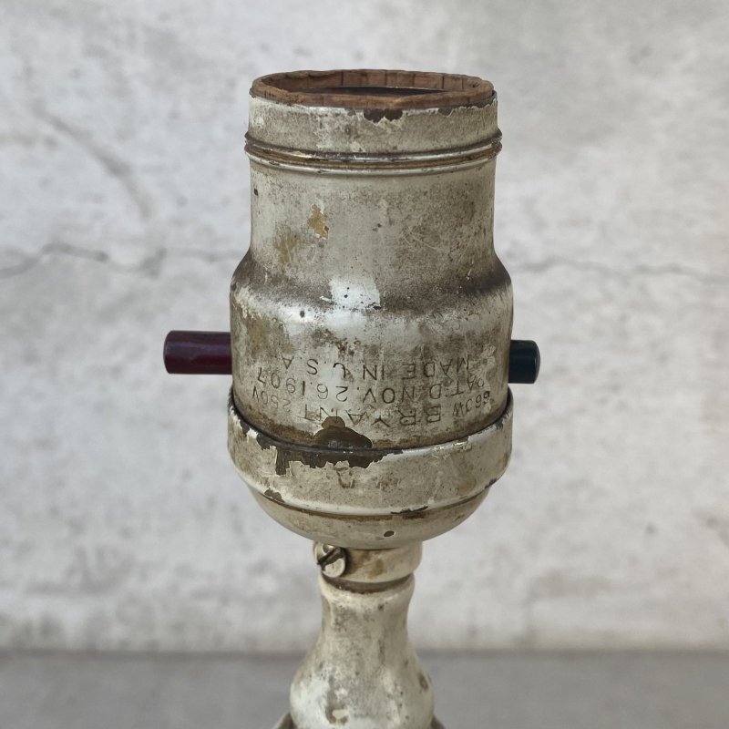 画像6: VINTAGE ANTIQUE DESKLAMP ヴィンテージ アンティーク デスクランプ スタンドライト テーブルランプ 卓上ライト 照明 / コレクタブル インテリア アイアン 店舗什器 アメリカ