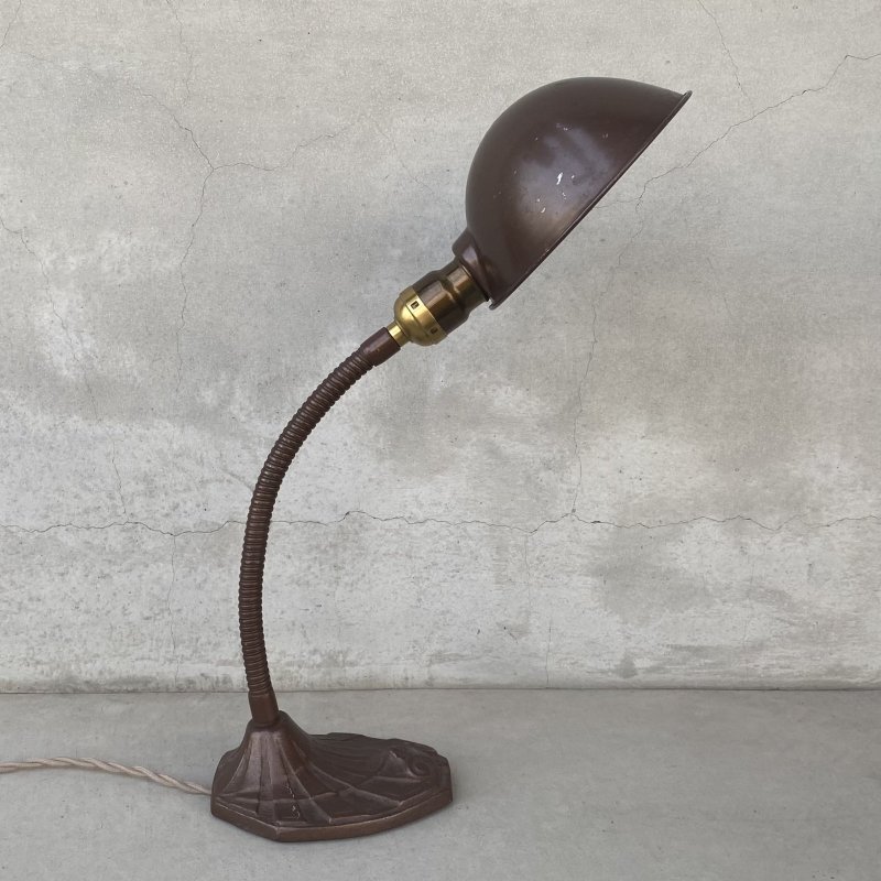 画像3: VINTAGE ANTIQUE  FARIES DESKLAMP ヴィンテージ アンティーク フェアリーズ デスクランプ スタンドライト 卓上ライト 照明 / コレクタブル グースネック 店舗什器 アメリカ (1)