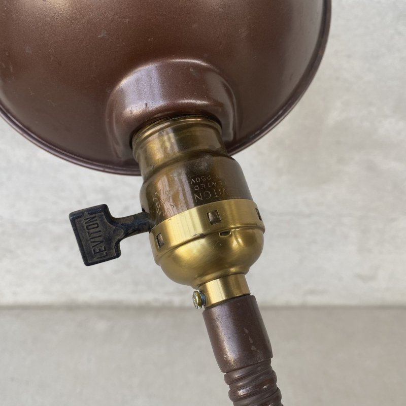 画像9: VINTAGE ANTIQUE  FARIES DESKLAMP ヴィンテージ アンティーク フェアリーズ デスクランプ スタンドライト 卓上ライト 照明 / コレクタブル グースネック 店舗什器 アメリカ (1)