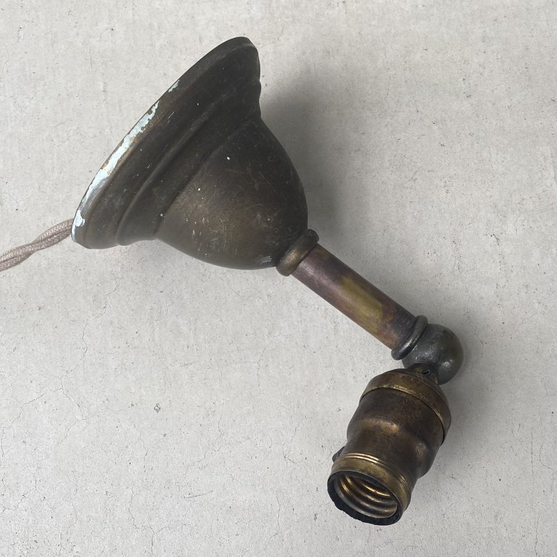 画像4: VINTAGE ANTIQUE LAMP LIGHT WALL LAMP ヴィンテージ アンティーク ライト ウォールランプ 壁付け照明 ブラケットランプ / ランプ 真鍮 店舗什器 アメリカ USA (3)