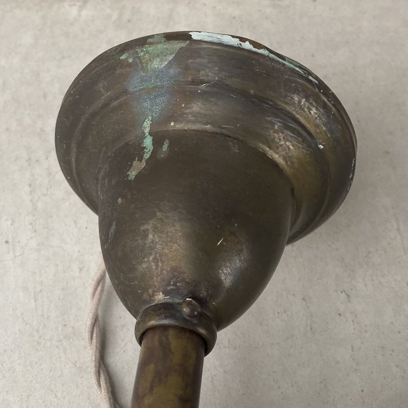 画像8: VINTAGE ANTIQUE LAMP LIGHT WALL LAMP ヴィンテージ アンティーク ライト ウォールランプ 壁付け照明 ブラケットランプ / ランプ 真鍮 店舗什器 アメリカ USA (3)