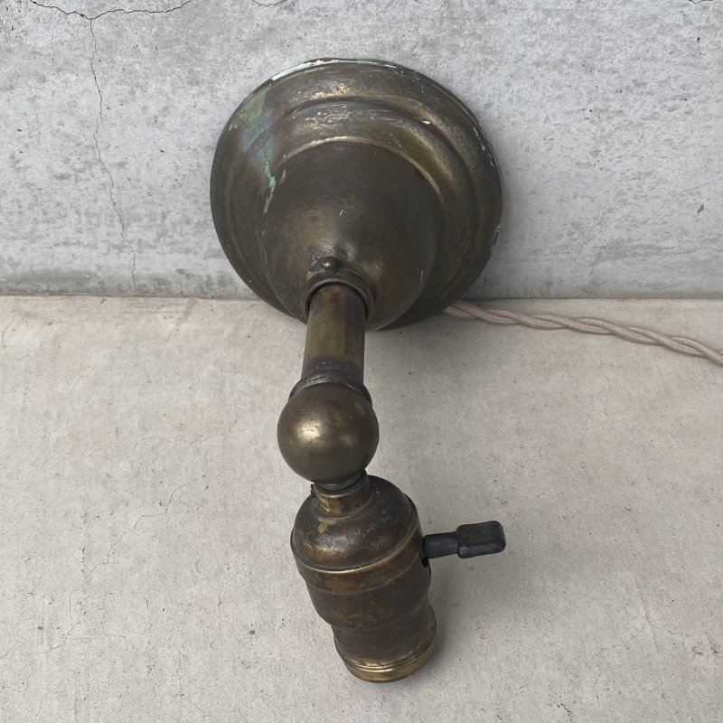 画像5: VINTAGE ANTIQUE LAMP LIGHT WALL LAMP ヴィンテージ アンティーク ライト ウォールランプ 壁付け照明 ブラケットランプ / ランプ 真鍮 店舗什器 アメリカ USA (3)