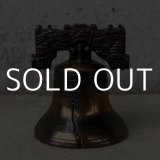 VINTAGE ANTIQUE LIBERTY BELL JAPANNED ヴィンテージ アンティーク リバティーベル 自由の鐘 ジャパンカラー ジャパンド 呼び鈴 / コレクタブル オブジェ 鈴 鐘 カウンターベル 雑貨 小物 アメリカ (2)