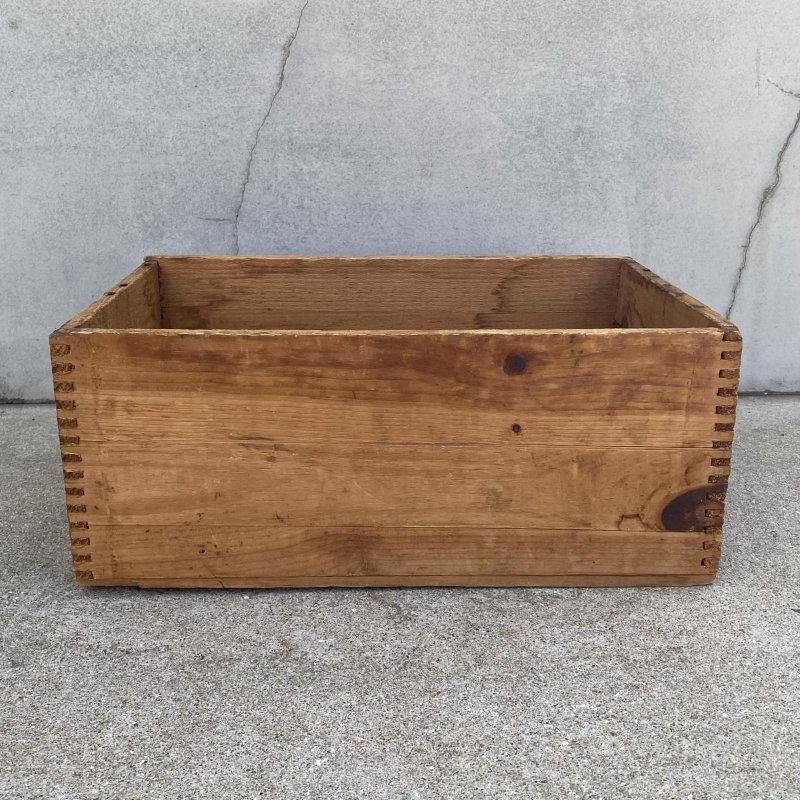 画像4: VINTAGE ANTIQUE WOOD CRATE WOODEN BOX DUPONT ヴィンテージ アンティーク ウッドボックス 木箱 / コレクタブル 収納 ケース ガレージ ガーデニング 店舗什器 アメリカ USA  (2)