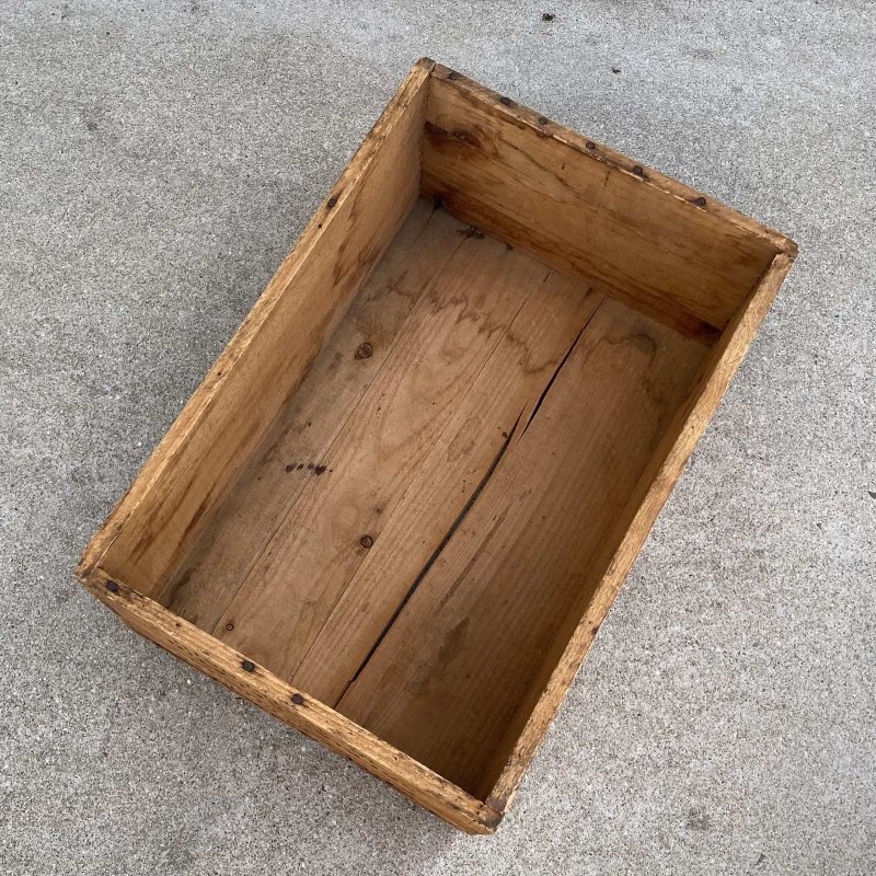 画像5: VINTAGE ANTIQUE WOOD CRATE WOODEN BOX DUPONT ヴィンテージ アンティーク ウッドボックス 木箱 / コレクタブル 収納 ケース ガレージ ガーデニング 店舗什器 アメリカ USA  (2)
