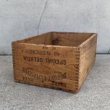 VINTAGE ANTIQUE WOOD CRATE WOODEN BOX DUPONT ヴィンテージ アンティーク ウッドボックス 木箱 / コレクタブル 収納 ケース ガレージ ガーデニング 店舗什器 アメリカ USA  (2)