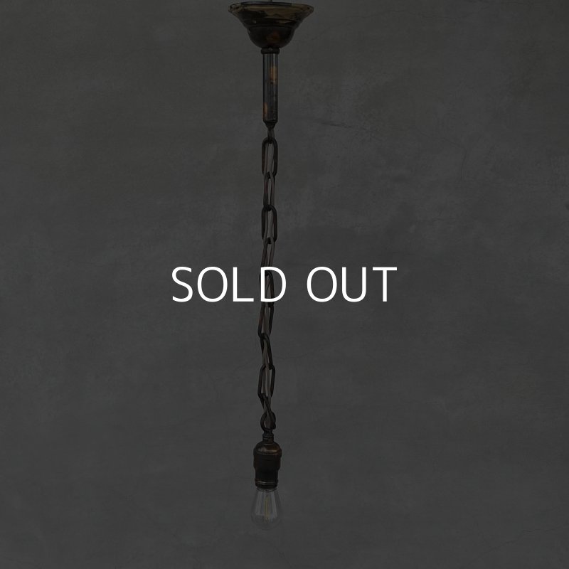 画像1: VINTAGE ANTIQUE LIGHTING JAPANNEDCOPPERFINISH ヴィンテージ アンティーク 吊り下げライト ウォールランプ 壁付けランプ ジャパンド / ライト ペンダントライト ブラケットランプ ジャパンカラー 天井照明 店舗什器 アメリカ (3)