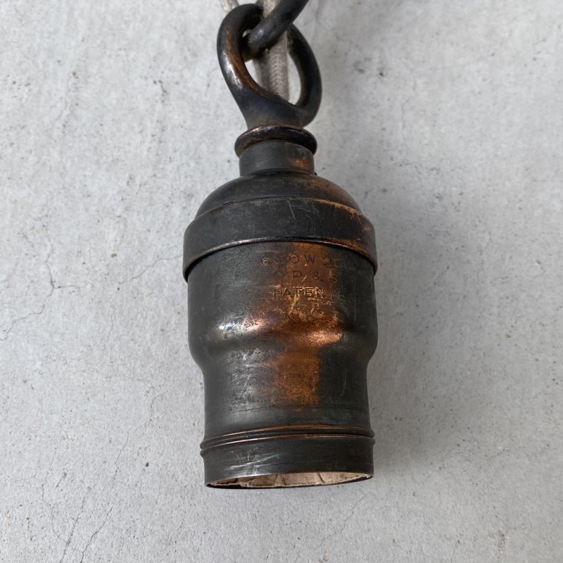 画像3: VINTAGE ANTIQUE LIGHTING JAPANNEDCOPPERFINISH ヴィンテージ アンティーク 吊り下げライト ウォールランプ 壁付けランプ ジャパンド/ ライト ペンダントライト ブラケットランプ ジャパンカラー 天井照明 店舗什器 アメリカ (2)