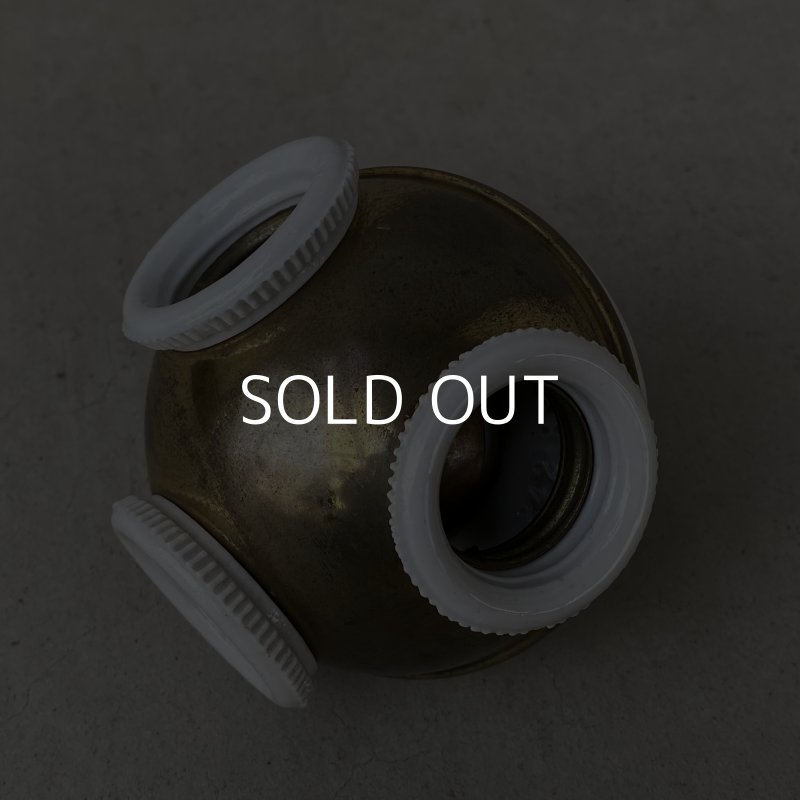 画像1: VINTAGE ANTIQUE CLUSTER SOCKET ヴィンテージ アンティーク クラスターソケット / ランプ ライト 3灯 コレクタブル インダストリアル 照明 アメリカ USA 