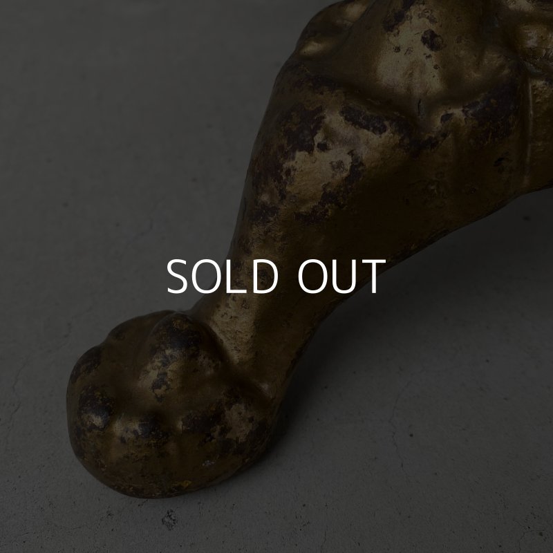 画像8: VINTAGE ANTIQUE FLAG STAND ヴィンテージ アンティーク フラッグスタンド 旗立て / ディスプレイ ツリースタンド キャストアイアン ゴールド 鋳物 店舗什器 アメリカ USA